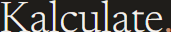 Kalculate - Intelligent Decision Tools